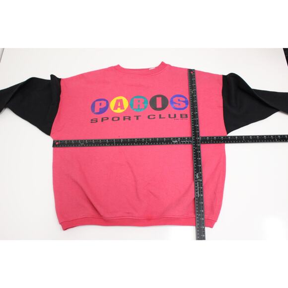 Vintage Paris Sport Club Sweatshirt Large - Picture 6 of 8